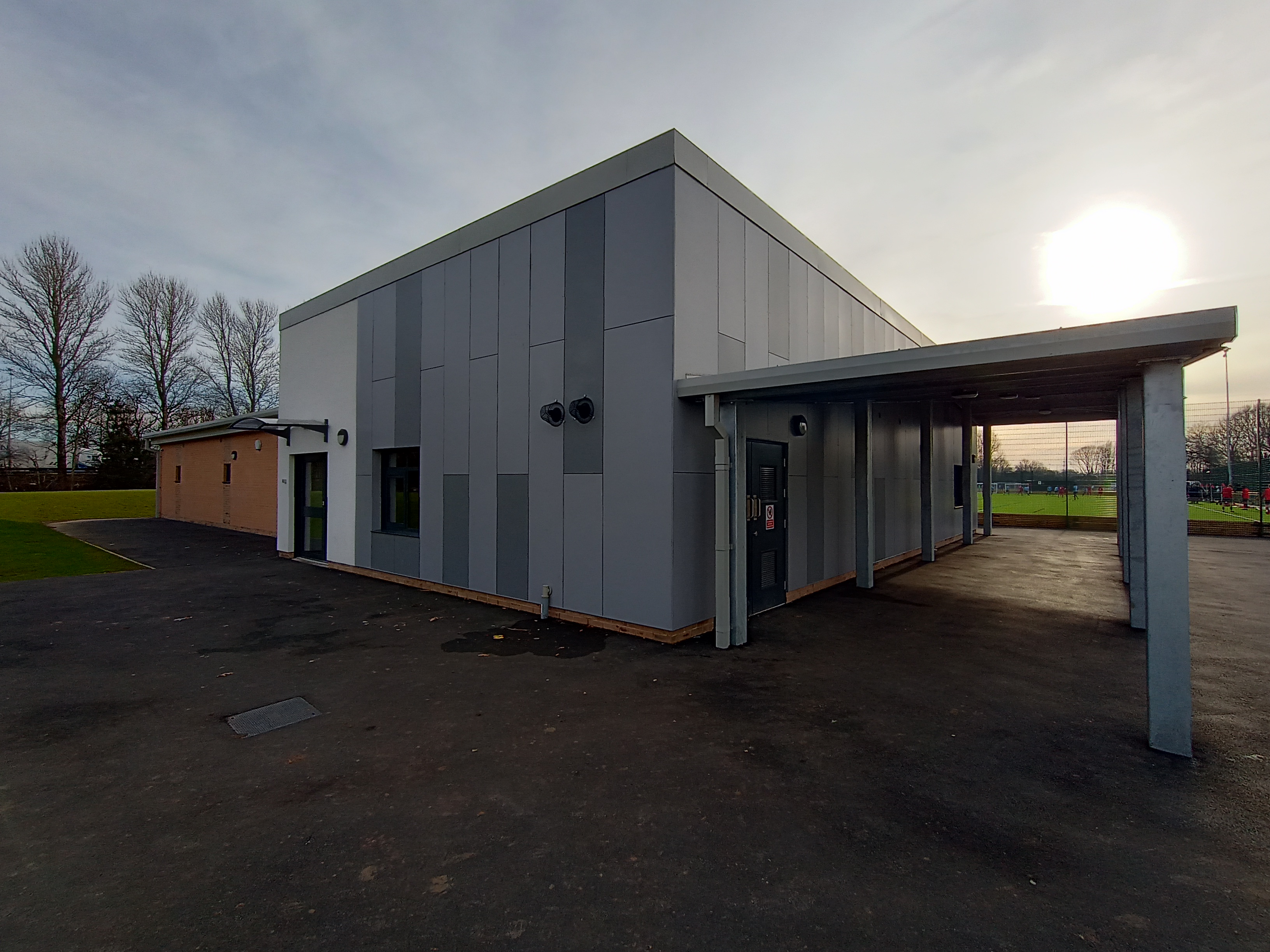 Construction of Sports Pavilion & Car Park at Bamber Bridge Leisure Centre